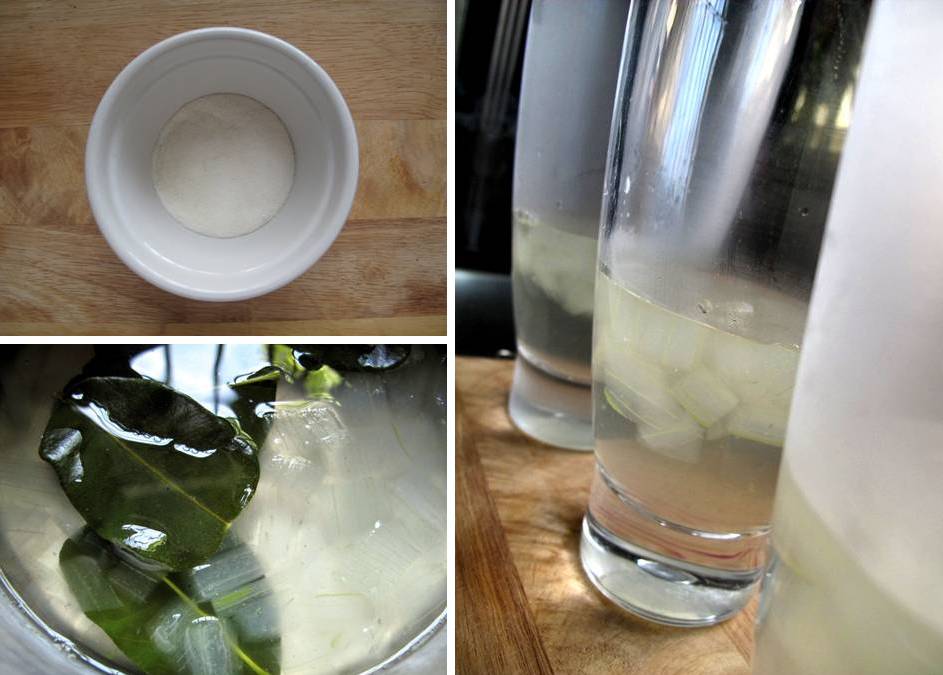 Foodiva's Kitchen Aloe Vera and Grapefruit Jelly...With Pearls!