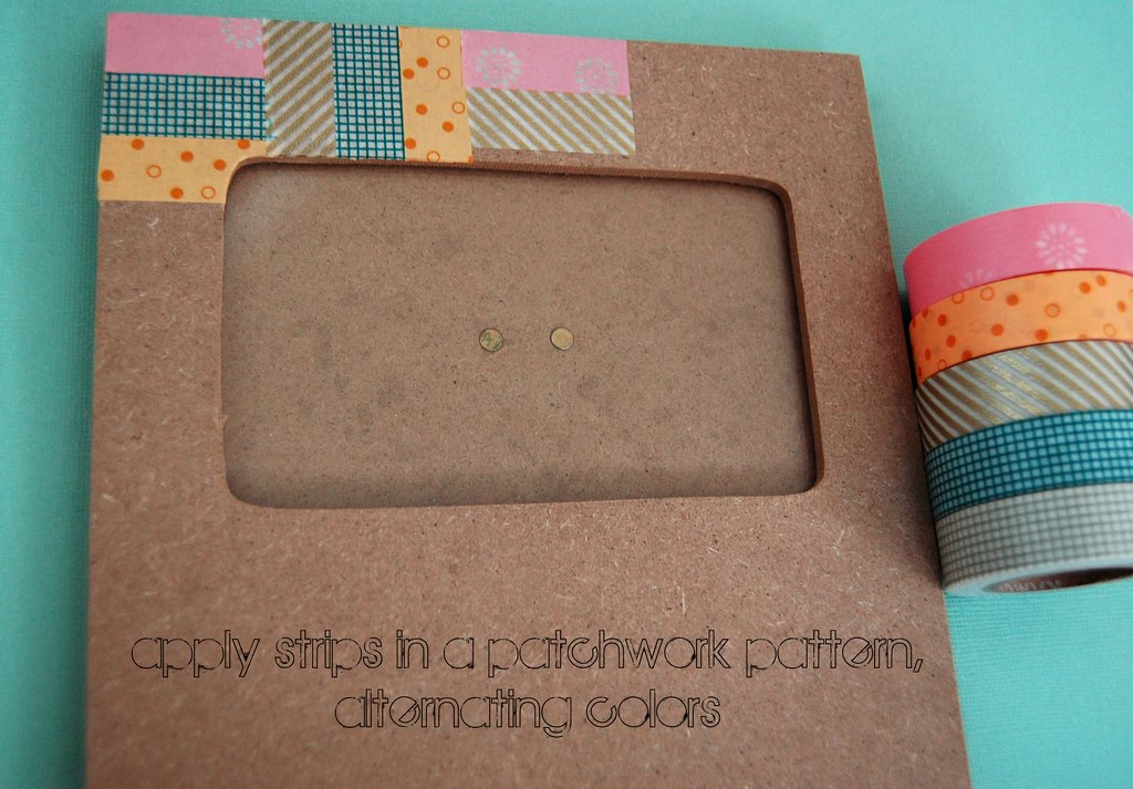em jay & me PATCHWORK FRAME TUTORIAL