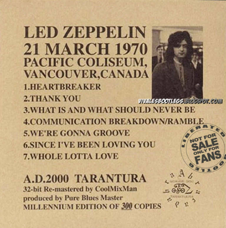 led zeppelin vancouver eBay