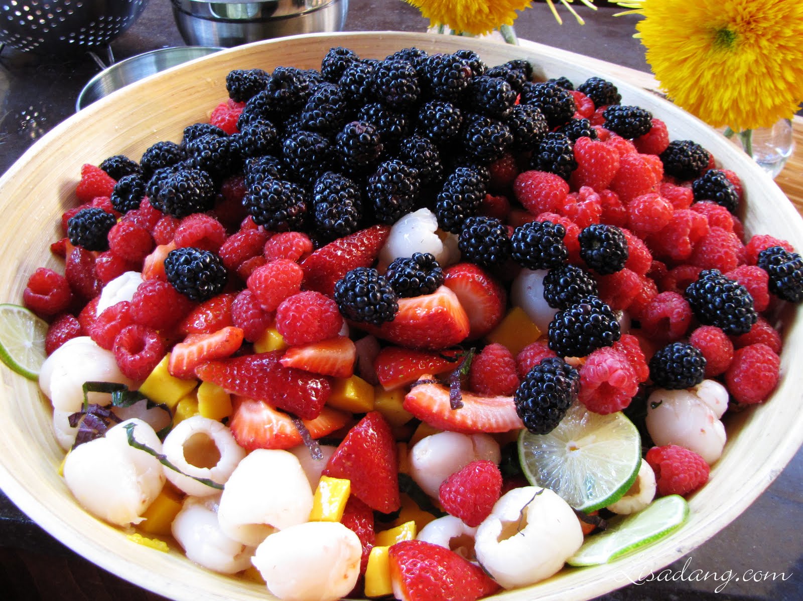 Dang It Delicious Fruity Berry Lychee Salad