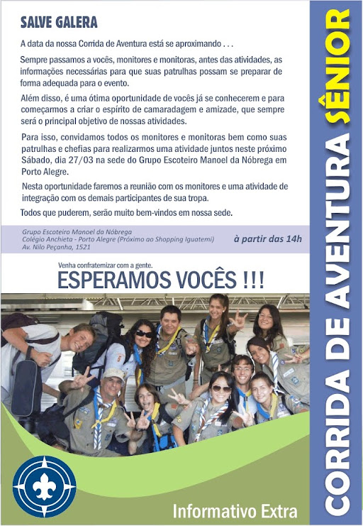 Não perca!!!