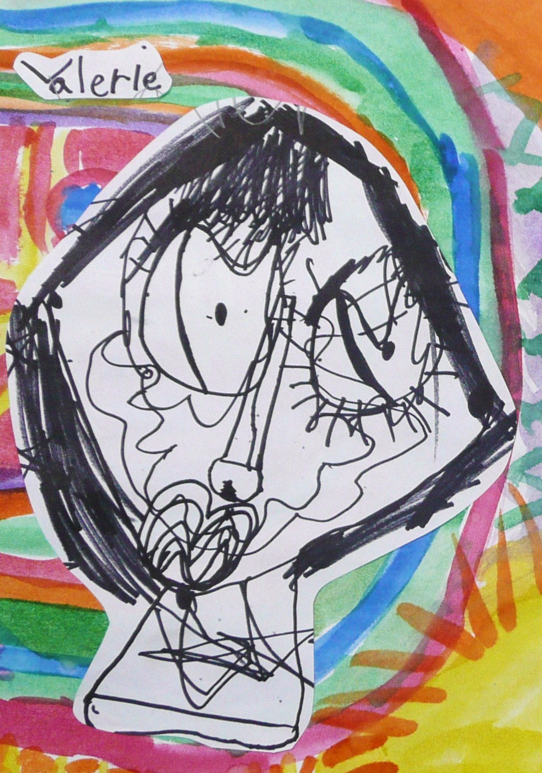 Art by Erin Leigh: Kindergarten Self Portraits