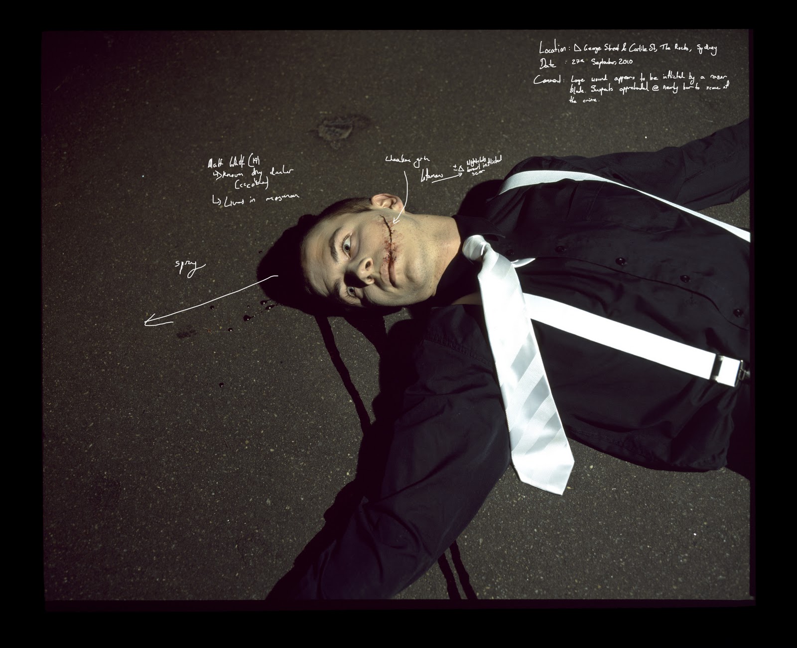 'Crime Scene' Journal: Final Shoot #1 - Photos!
