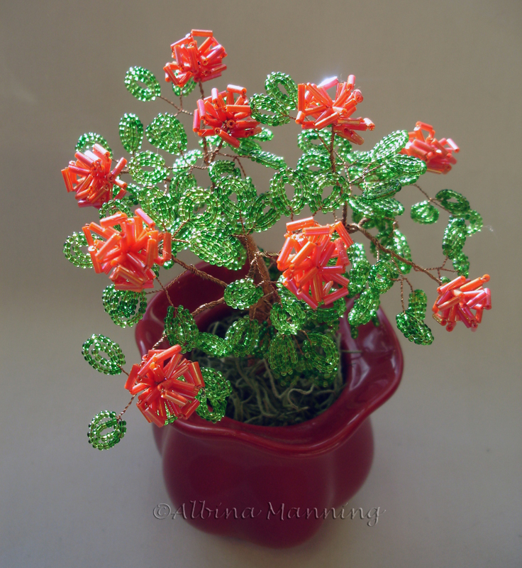 Artistic Life Beaded Flowers