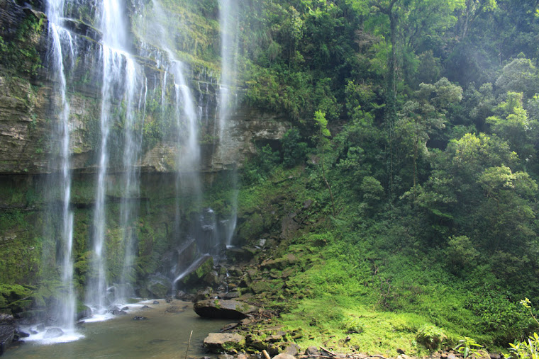 Lateral direita 1/3 da cachoeira