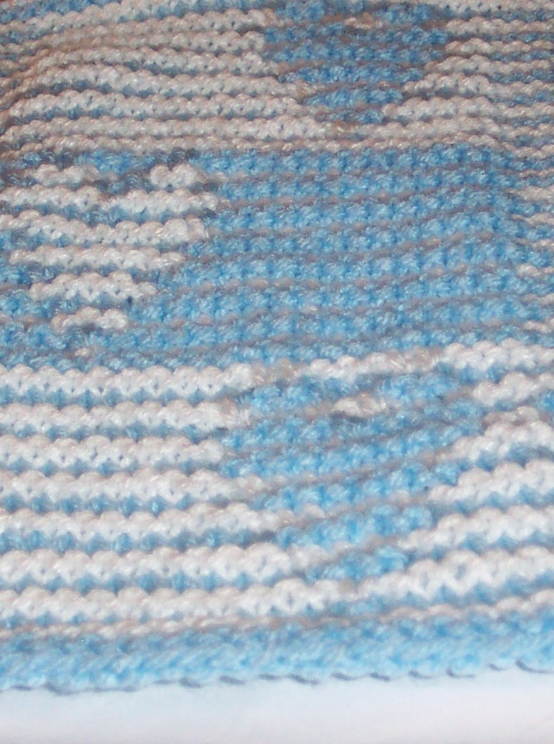 Easy Heart Baby Blanket Knitting Pattern