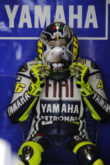 Valentino Rossi unveiled a new