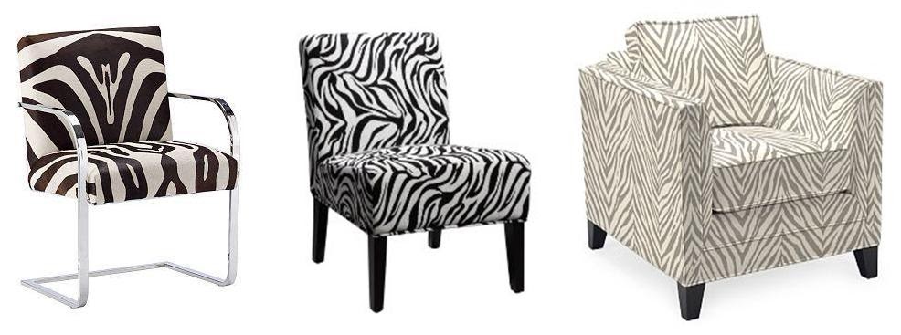 DG Style: Reader Question: Zebra Chairs in the Living Room