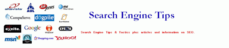 Search Engine Tips