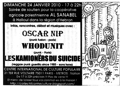 DIMANCHE 24 JANVIER 2010 au CICP - Soutien Palestine Concert+24+janvier+1