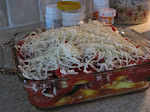 Layer until cheese is on top!
