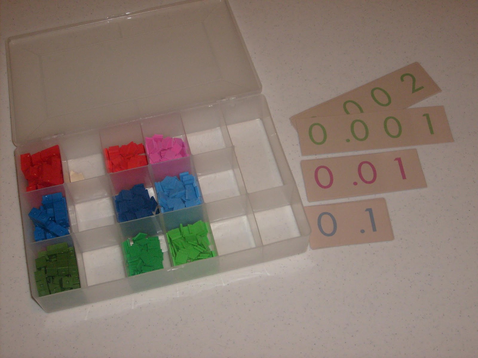 Eclectic Living Decimal Fraction Board (Montessori)
