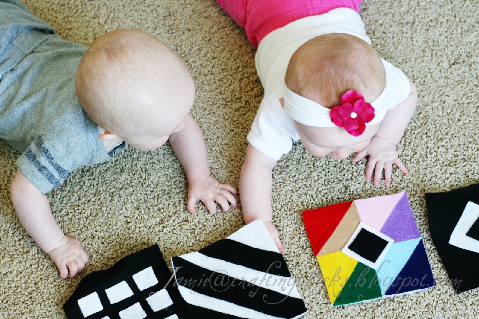 Playtime Felt Squares for Baby The Crafting Chicks