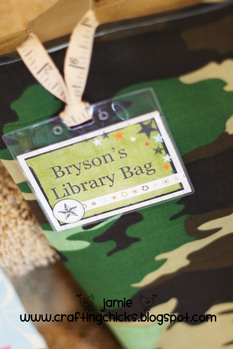 DIY Library Bags & Tags for Summer Reading The Crafting Chicks