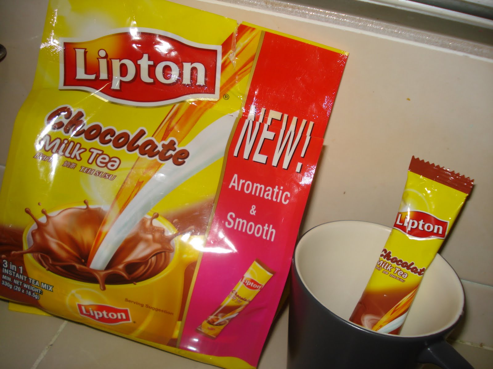 my world LIPTON Chocolate Milk Tea