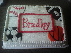 Bradley's Sporty Birthday Cake
