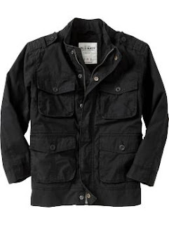 military canvas boys jackets lined navy