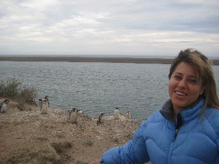 Huespedes de la Ecohosteria en Puerto Piramides