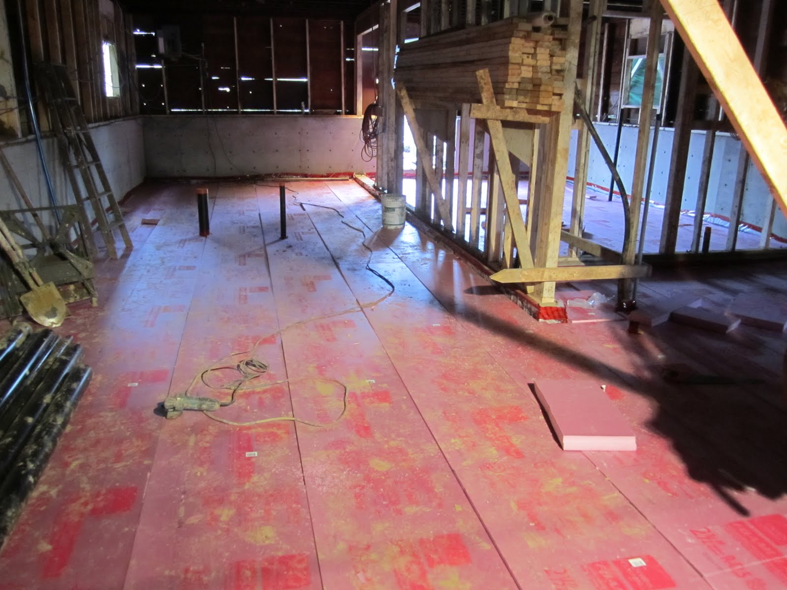 RONSE MASSEY DEVELOPMENTS Basement Floor Insulation and Vapor Barrier