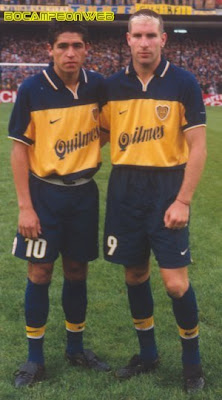 ¿Cuánto mide Martín Palermo? - Altura - Real height 1998-1999+Boca+Juniors+Home