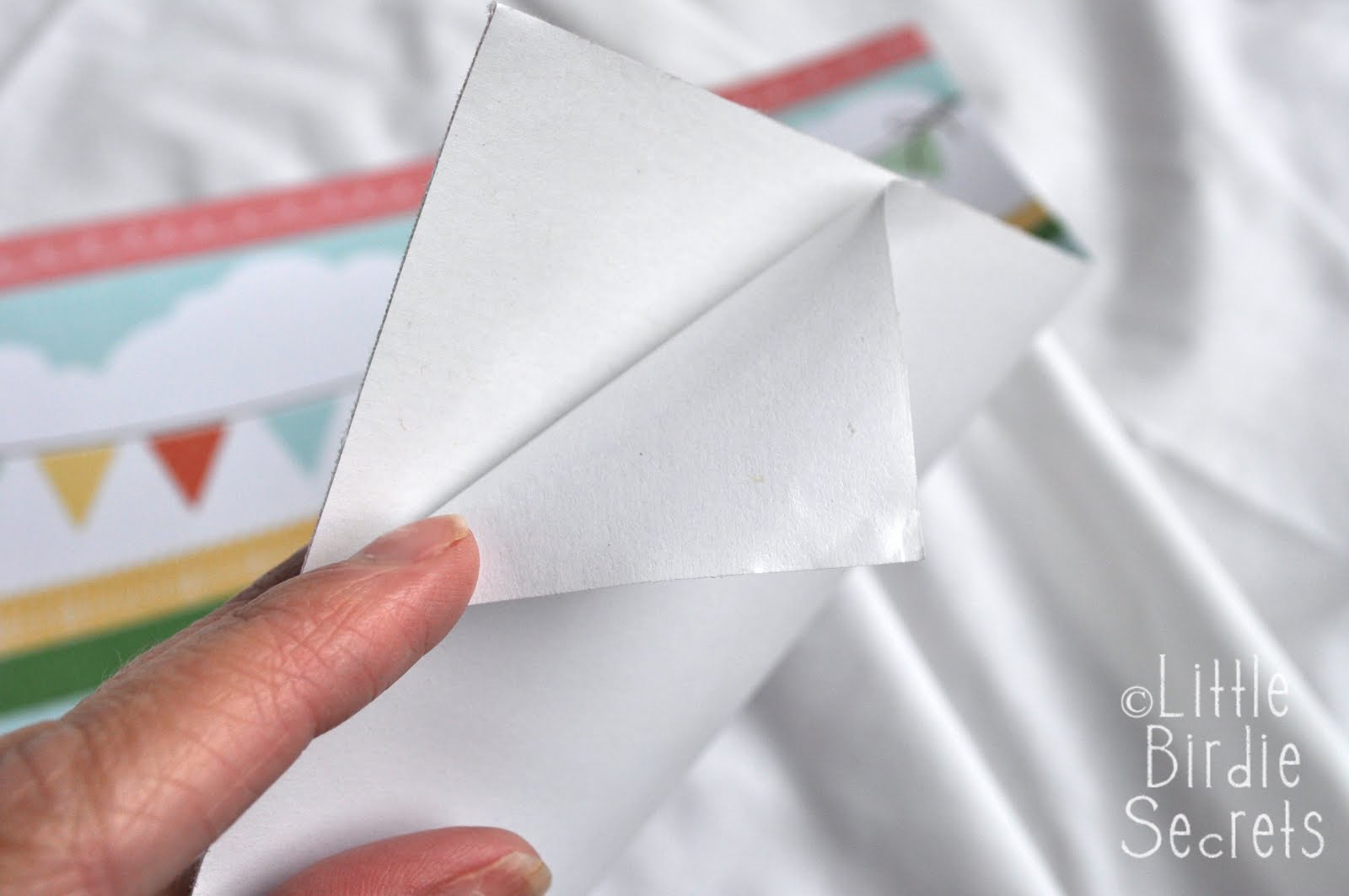 easy scrapbook page tutorial Little Birdie Secrets