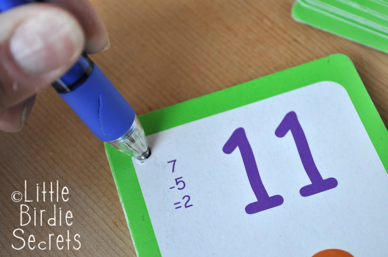 flashcard rings = good, clean fun Little Birdie Secrets