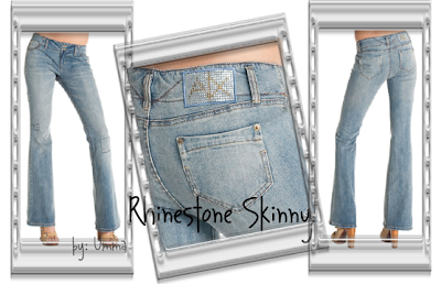 Armani Exchange Rhinestone Skinny Jeans Armani Exchange Rhinestone Skinny Jeans