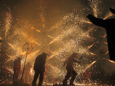 Aparells del correfoc: Parany amb dimonis enroscats