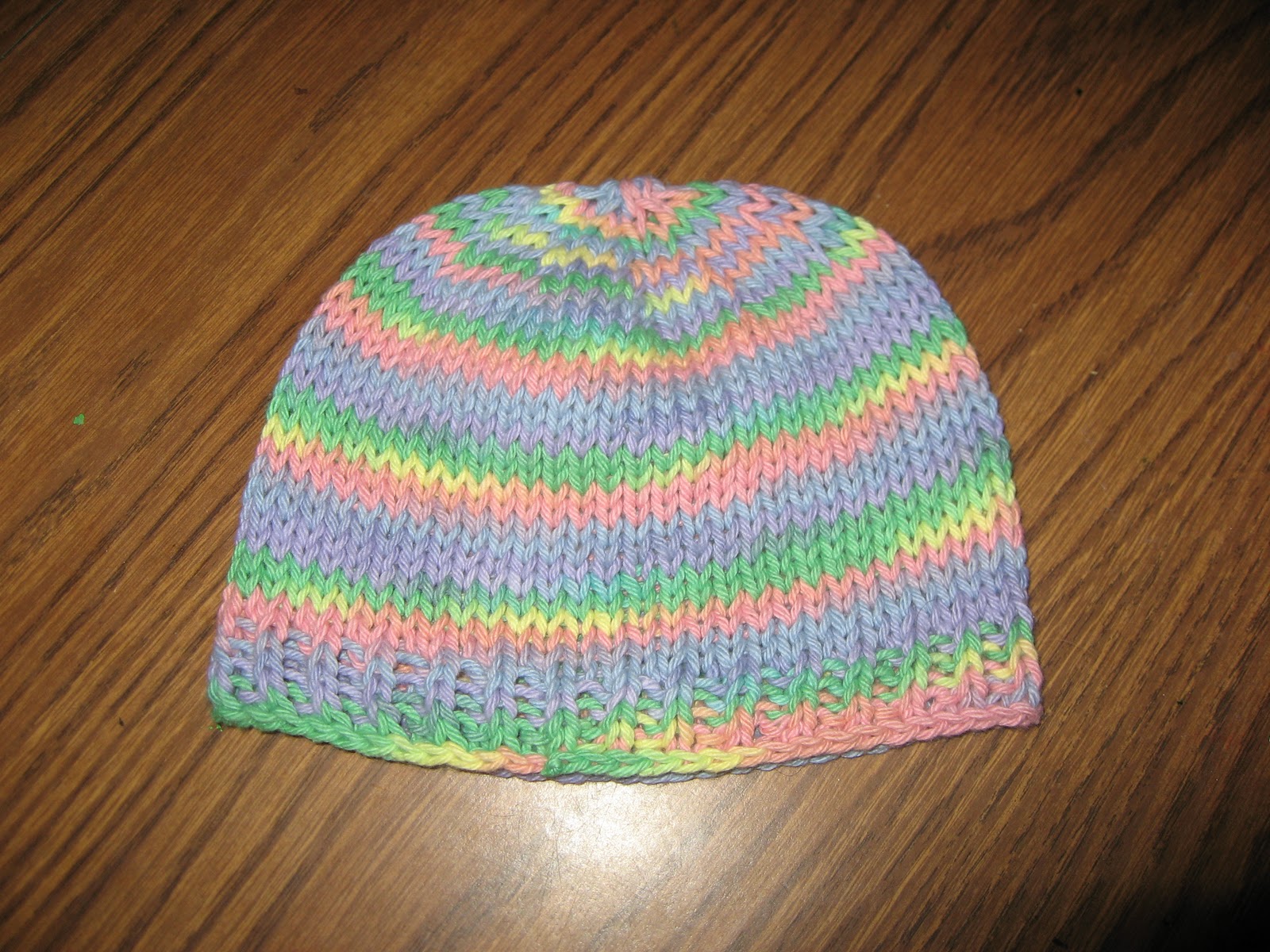 Id Rather Be Knooking: Knooked Hat Crown Down FREE PATTERN
