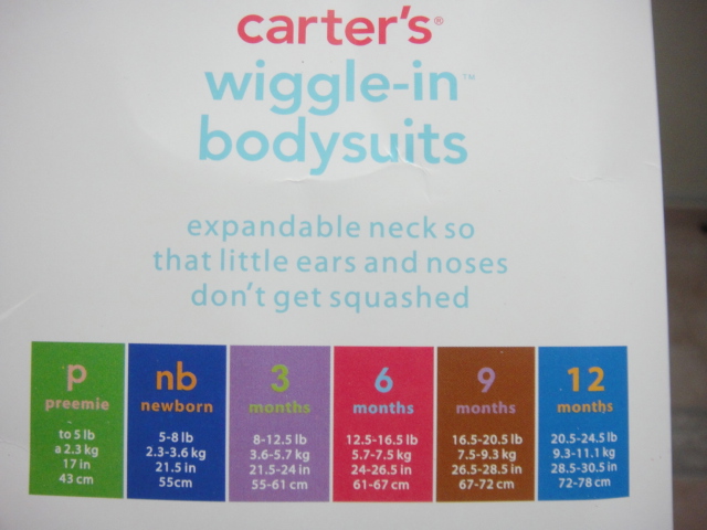 Carter S Pj Size Chart