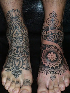 Tribal Feet Tattoo - tattoo on feet tribal