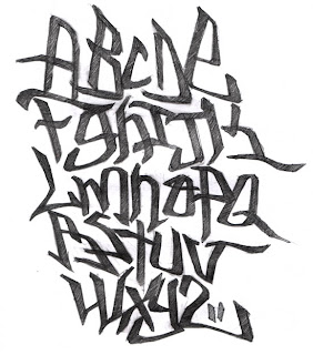 alphabet graffiti style - Graffiti Fonts Alphabet