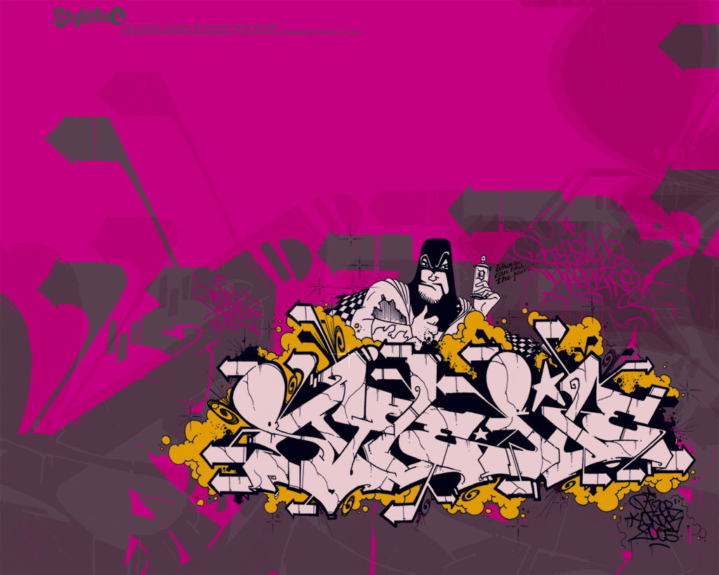 The Art of Grafiti Murals Pink Graffiti Wallpaper Graffiti For Woman