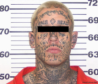 convicts face tattoos