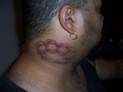 Various Men Neck Tattoos