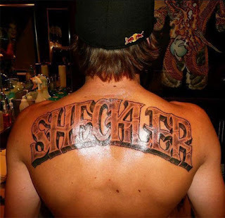 lower back tattoo fonts style