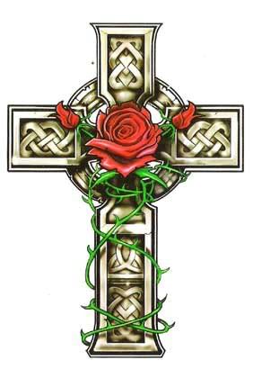 celtic cross tattoos design ideas