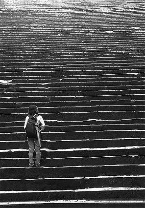 escaleras infinitas del tiempo.