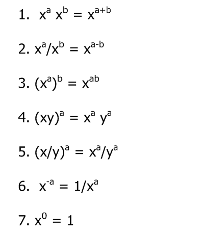 Questions?: Exponent Rules