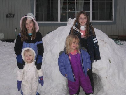Igloo in the back yard