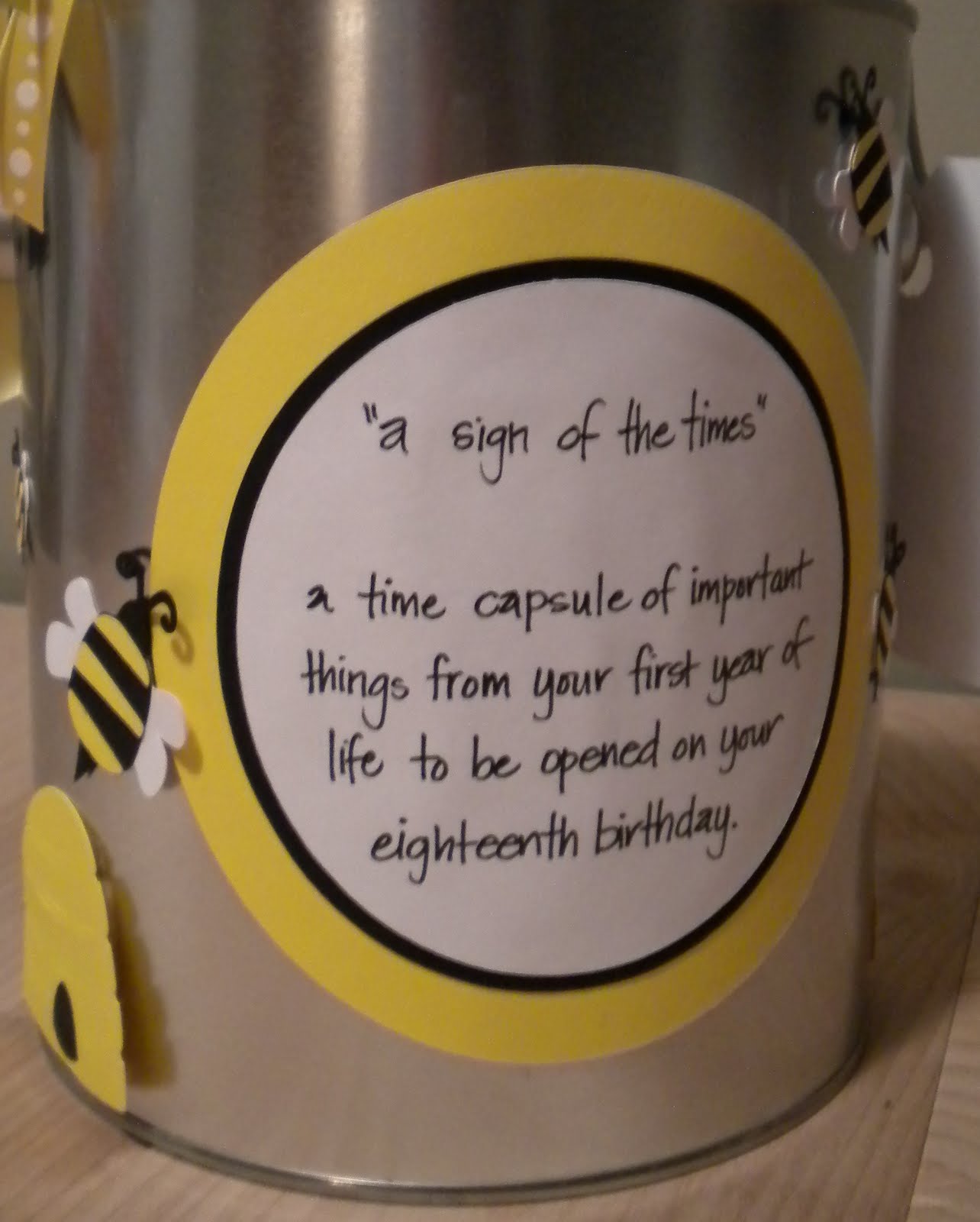 a. party style time capsule