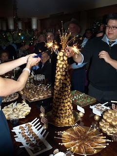 a. party style: holiday dessert table