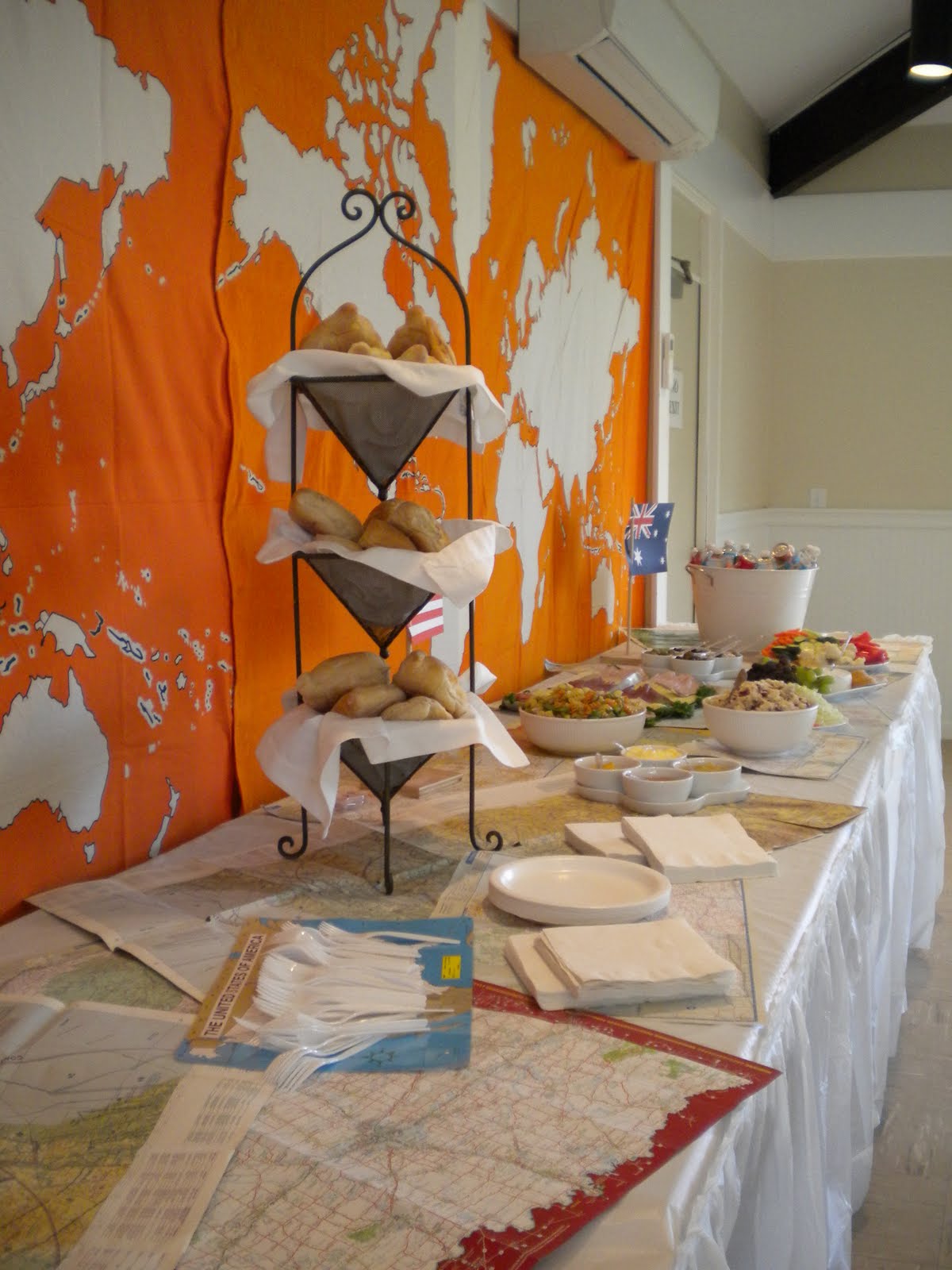 a. party style: around the world party