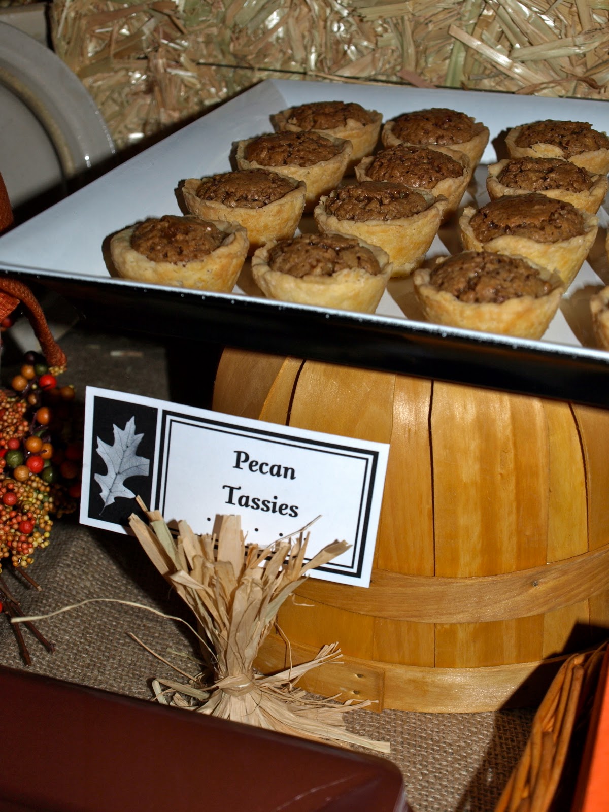 a. party style fall festival dessert table