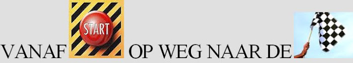 vanaf START op weg naar de FINISH