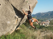 Bloque en  la Mola de Montesa(Valencia)