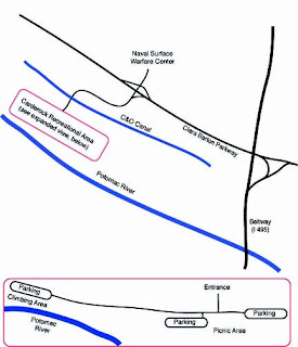 map of the Carderock Area