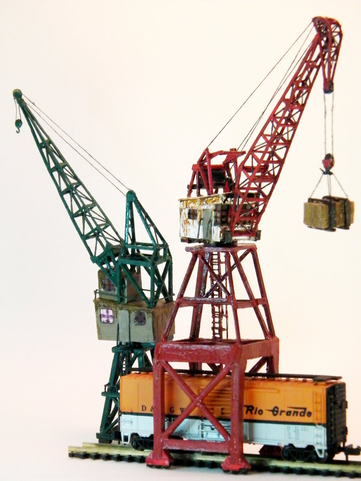 Wrightsville Port NScale Waterfront Layout Scratchbuilding Cranes