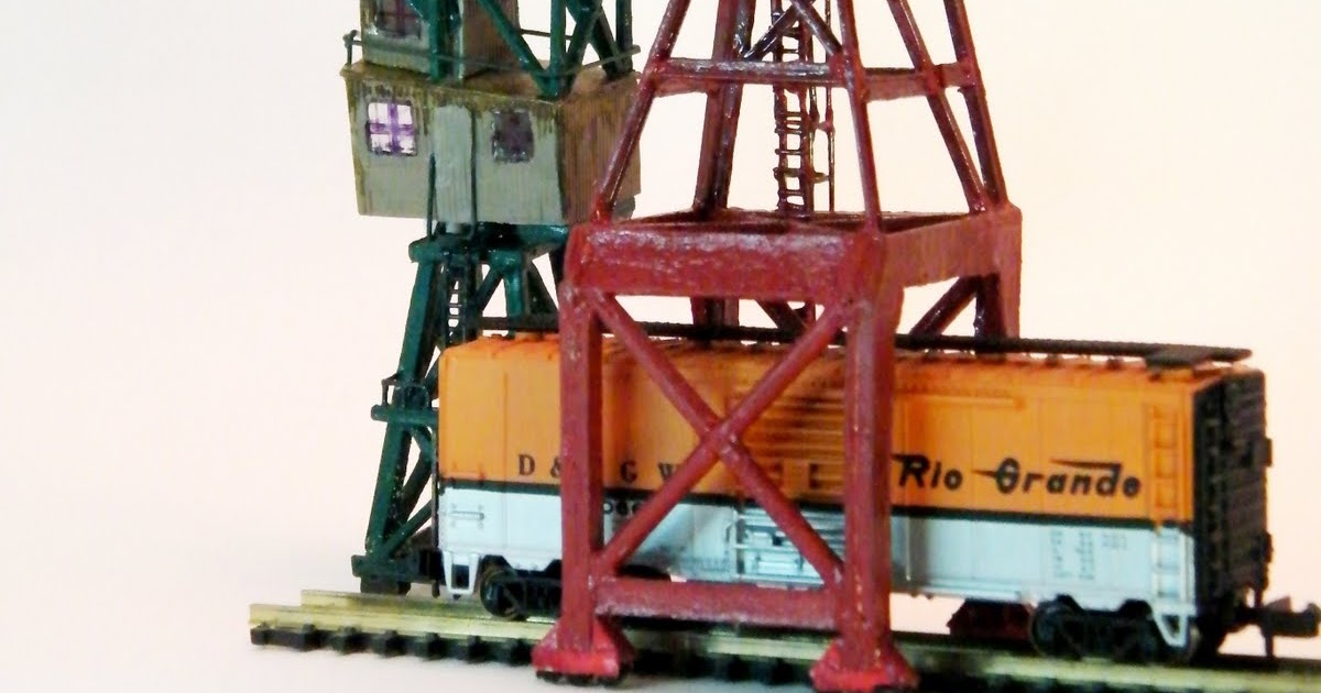 Wrightsville Port NScale Waterfront Layout Scratchbuilding Cranes