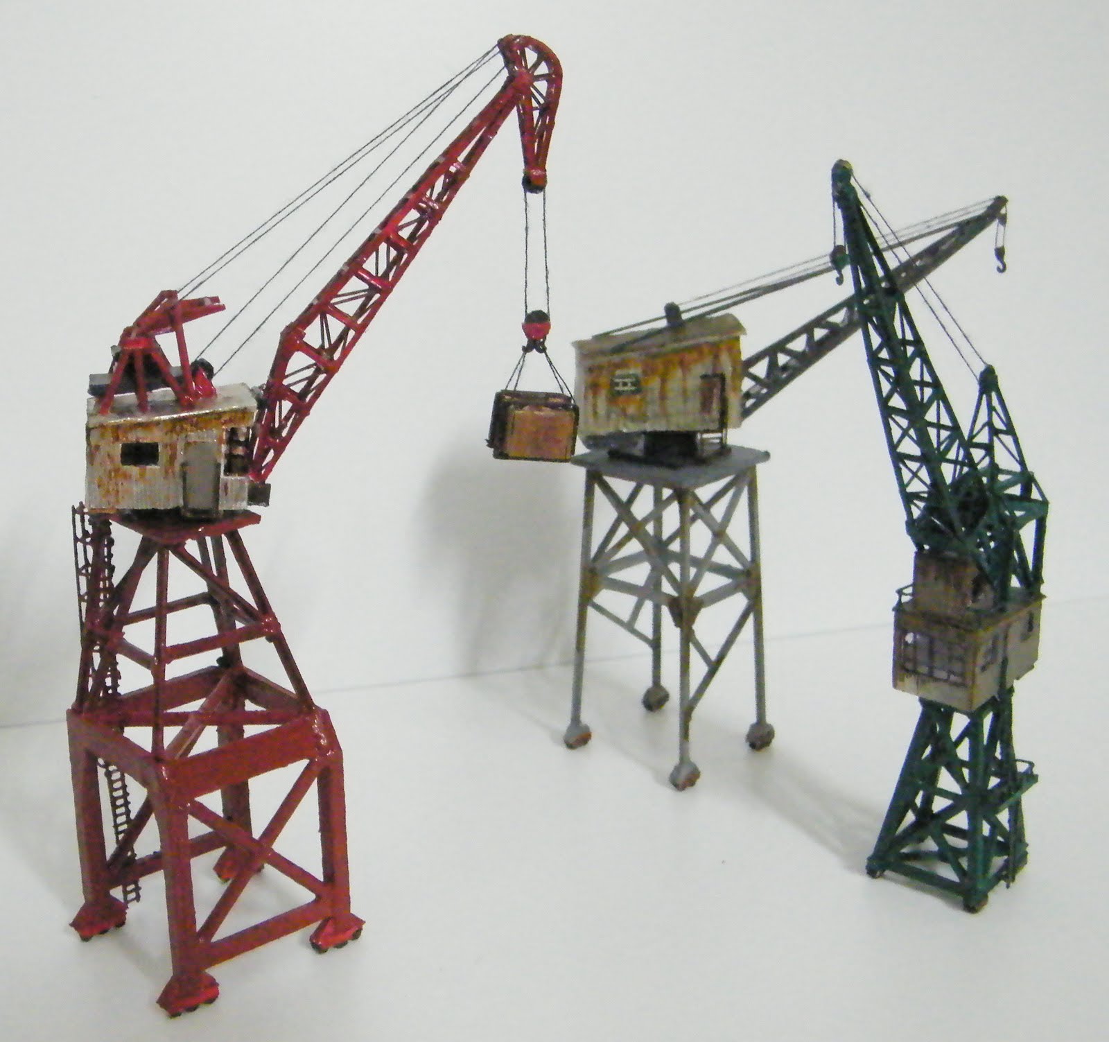 Wrightsville Port NScale Waterfront Layout Scratchbuilding Cranes